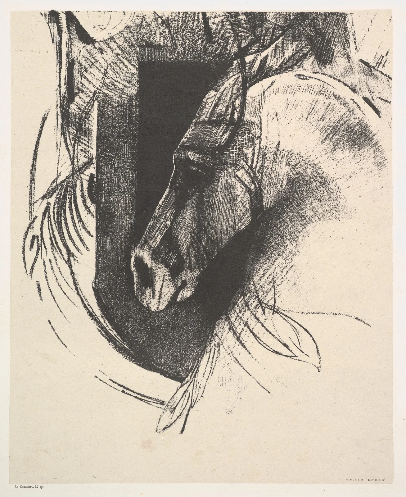 The Charger av Odilon Redon