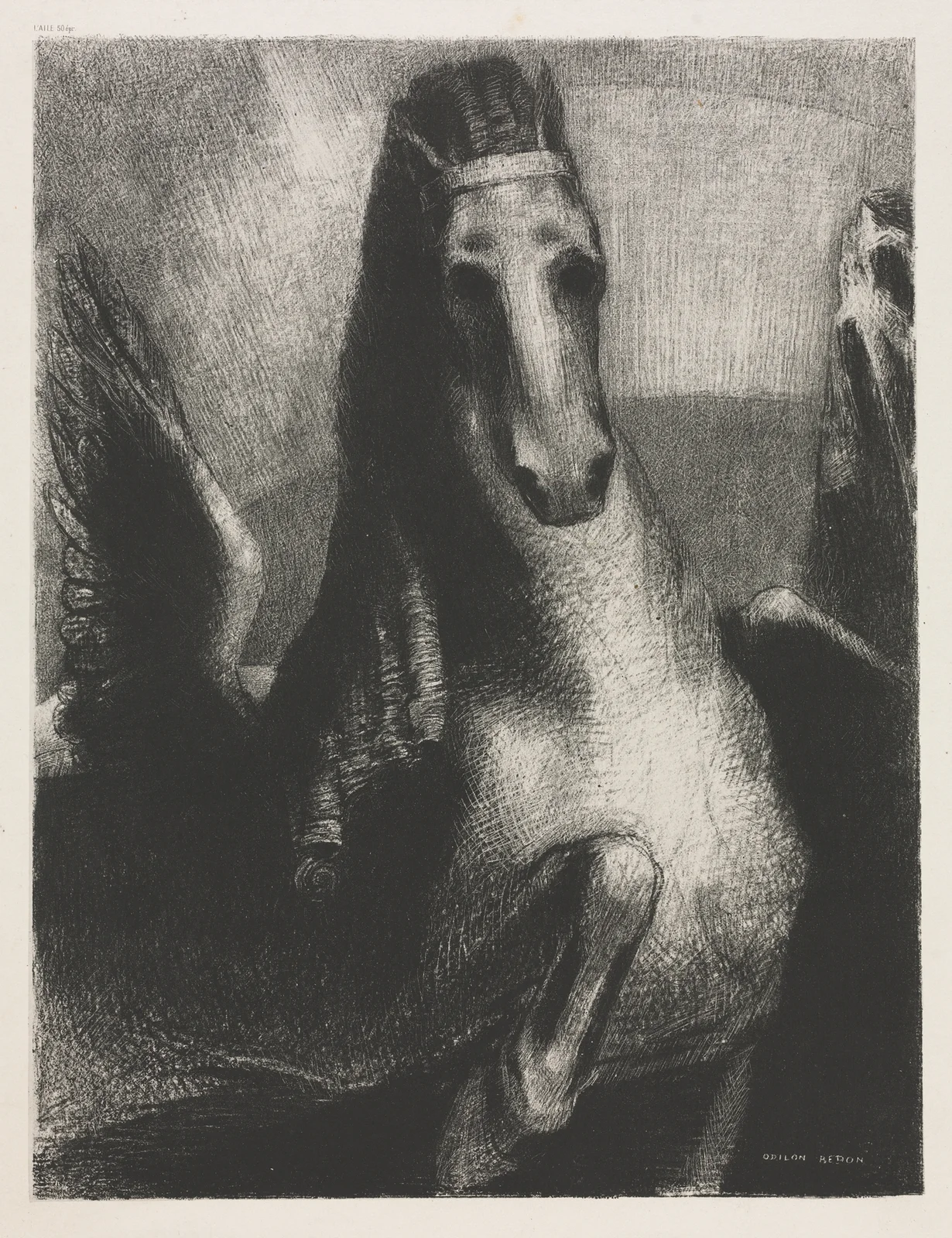The Wing av Odilon Redon