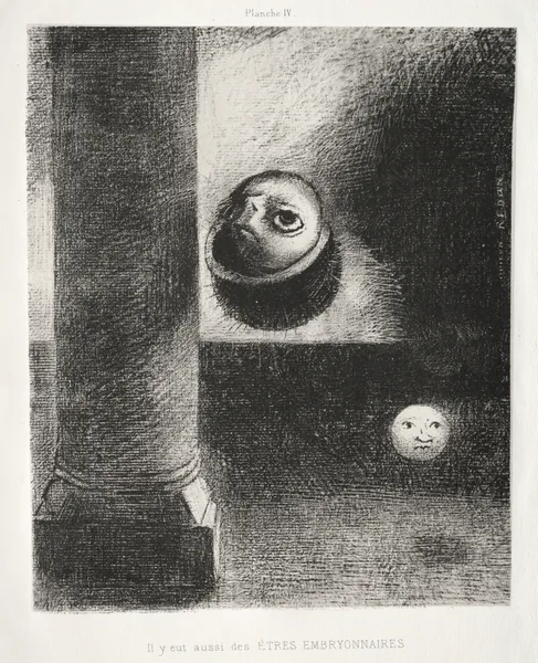 There Were Also Embryonic Beings av Odilon Redon