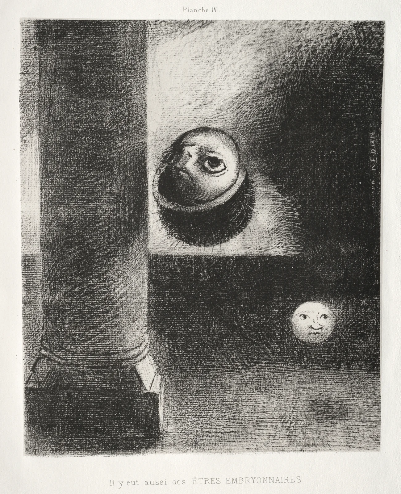 There Were Also Embryonic Beings av Odilon Redon