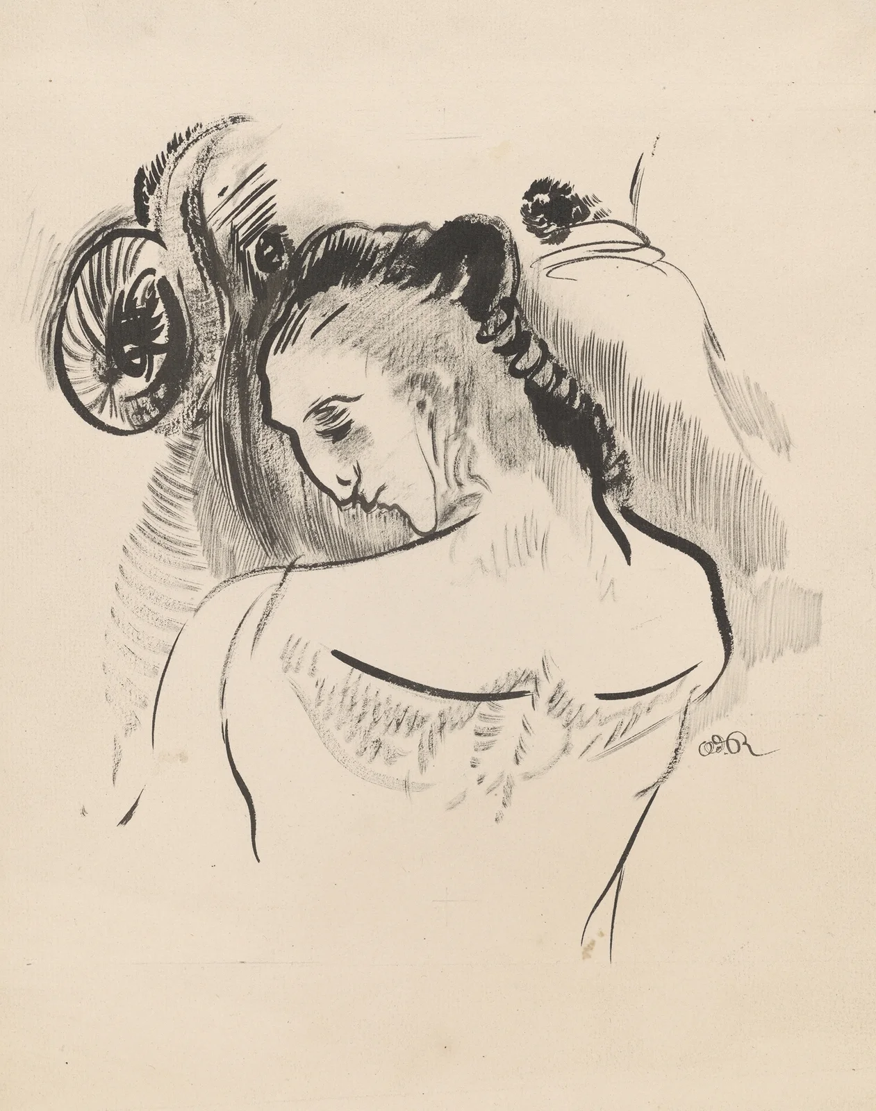 Young Man (Jeune Homme) av Odilon Redon