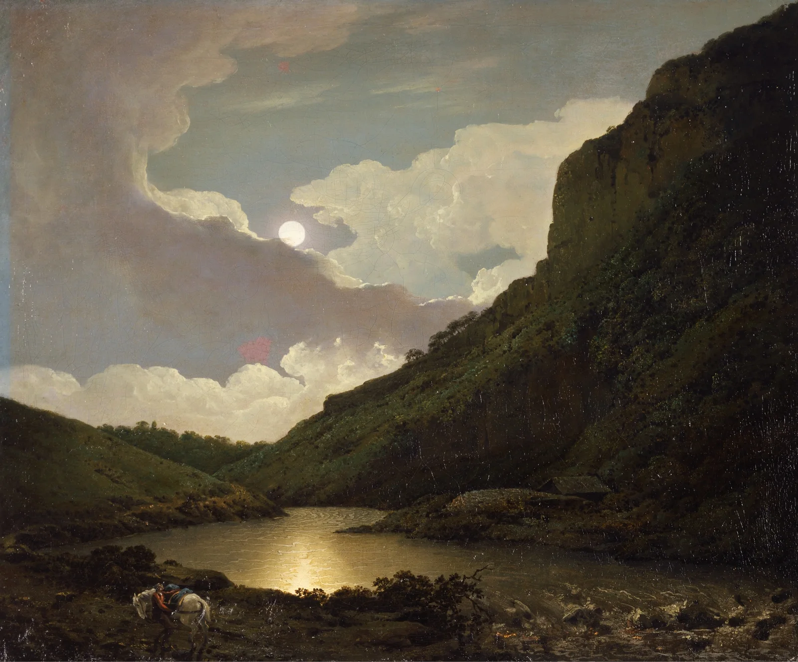 Matlock Tor by Moonlight – nr 1 av Joseph Wright of Derby