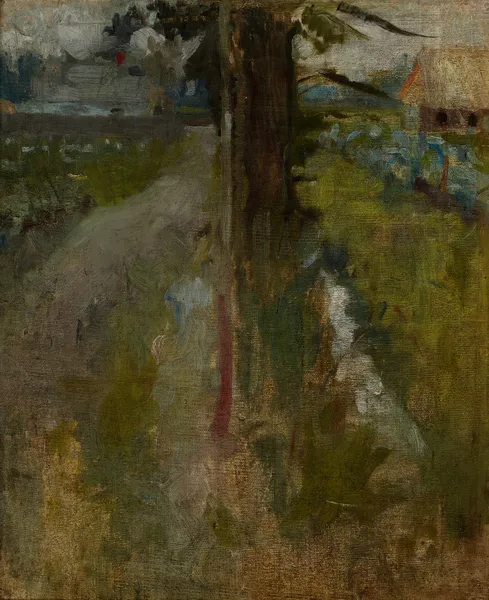 Landscape Motif, 1890 av Olga Boznanska