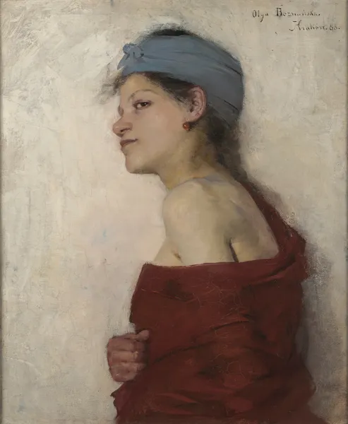 Portrait of a Woman – Gypsy Woman av Olga Boznanska
