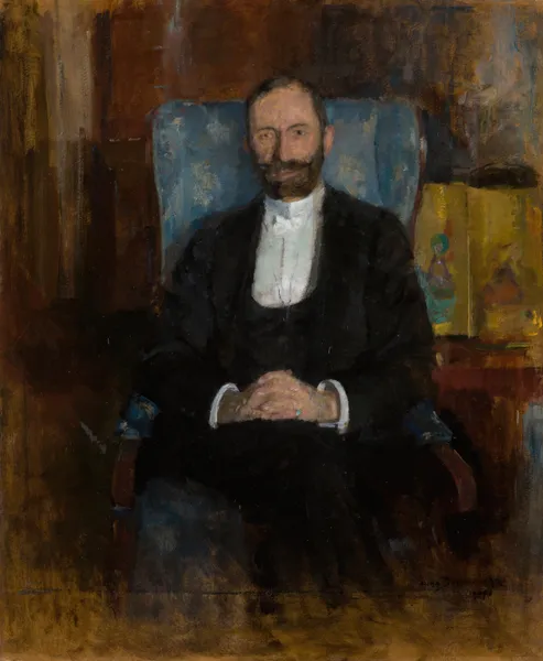 Portrait of Feliks Jasieński av Olga Boznanska