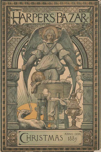 Harper’s bazaar, Christmas (1889.) av Luc-Olivier Merson