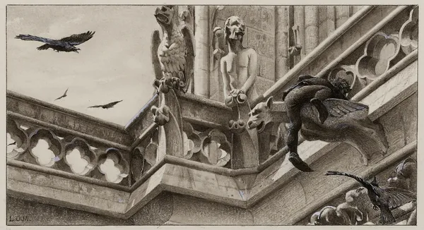 Immanis pecoris custos, immanior ipse av Luc-Olivier Merson