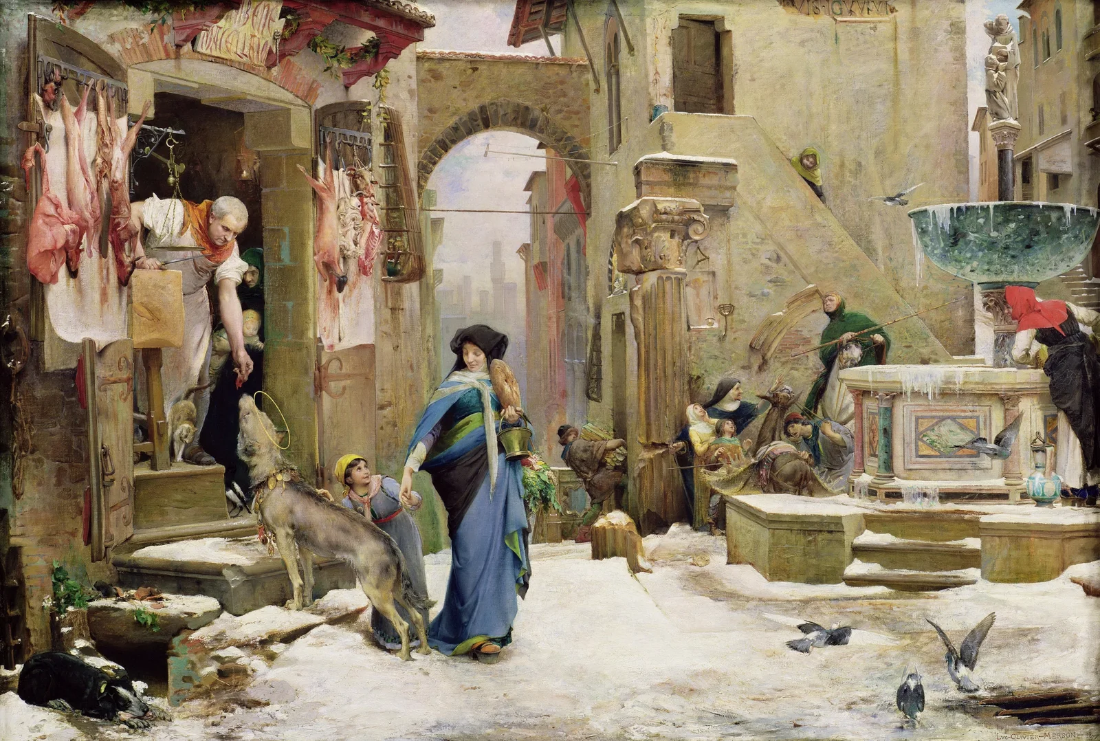 Le Loup d’Aggubio av Luc-Olivier Merson