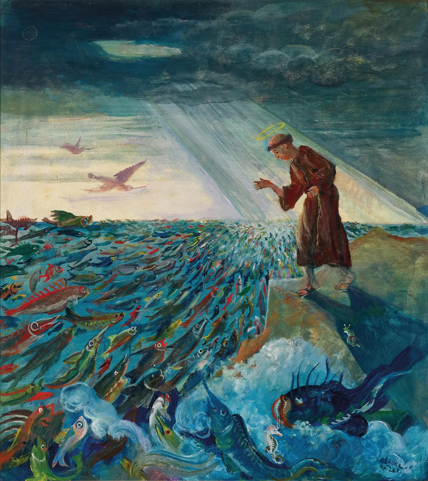 Fischpredigt av Oskar Laske