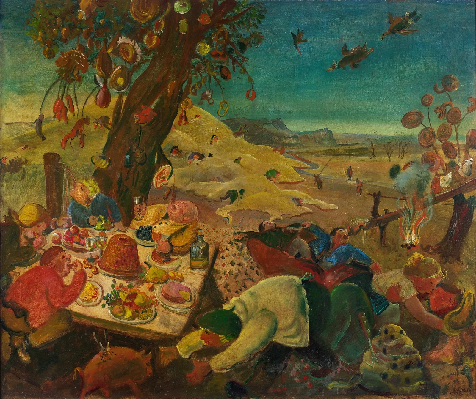 Schlaraffenland av Oskar Laske