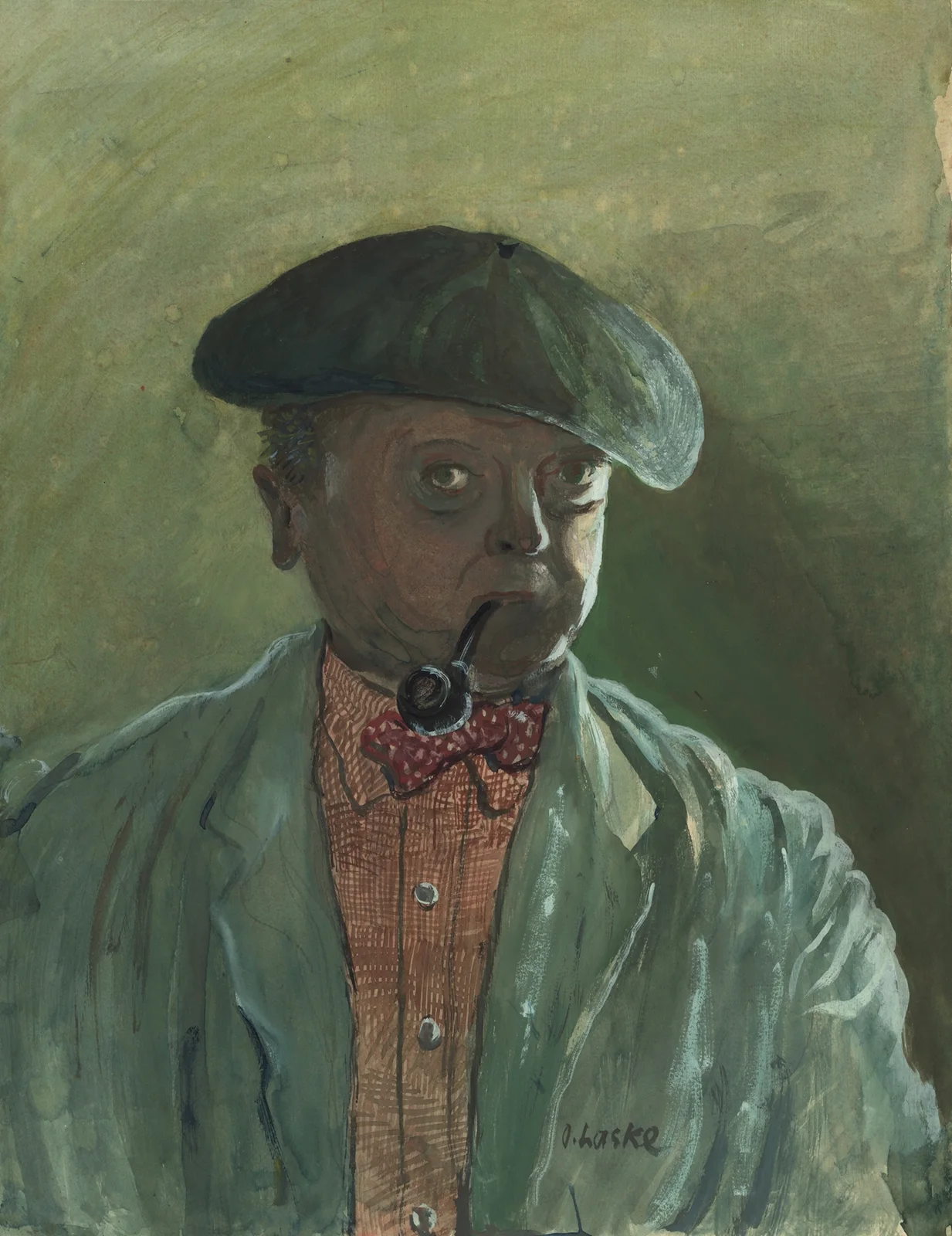 Selbstbildnis av Oskar Laske