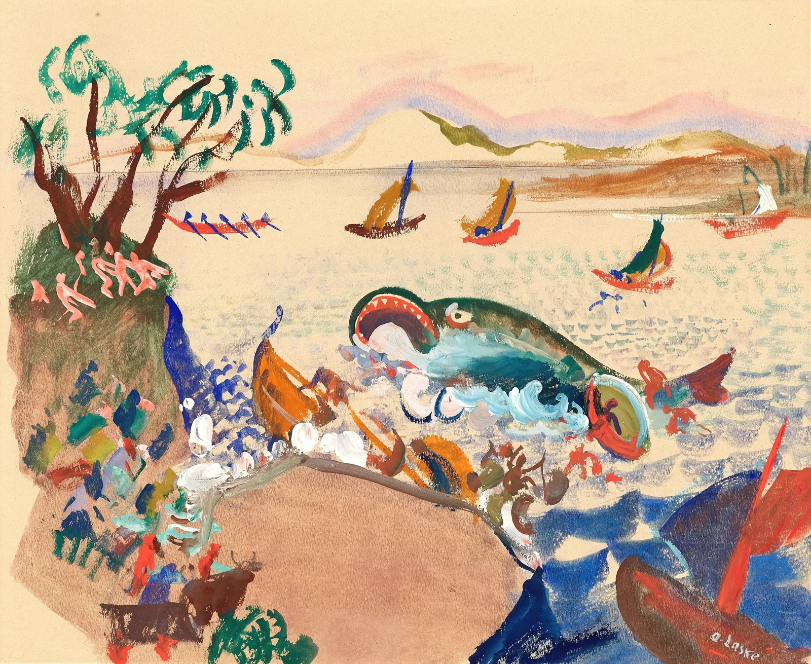 The Whale av Oskar Laske