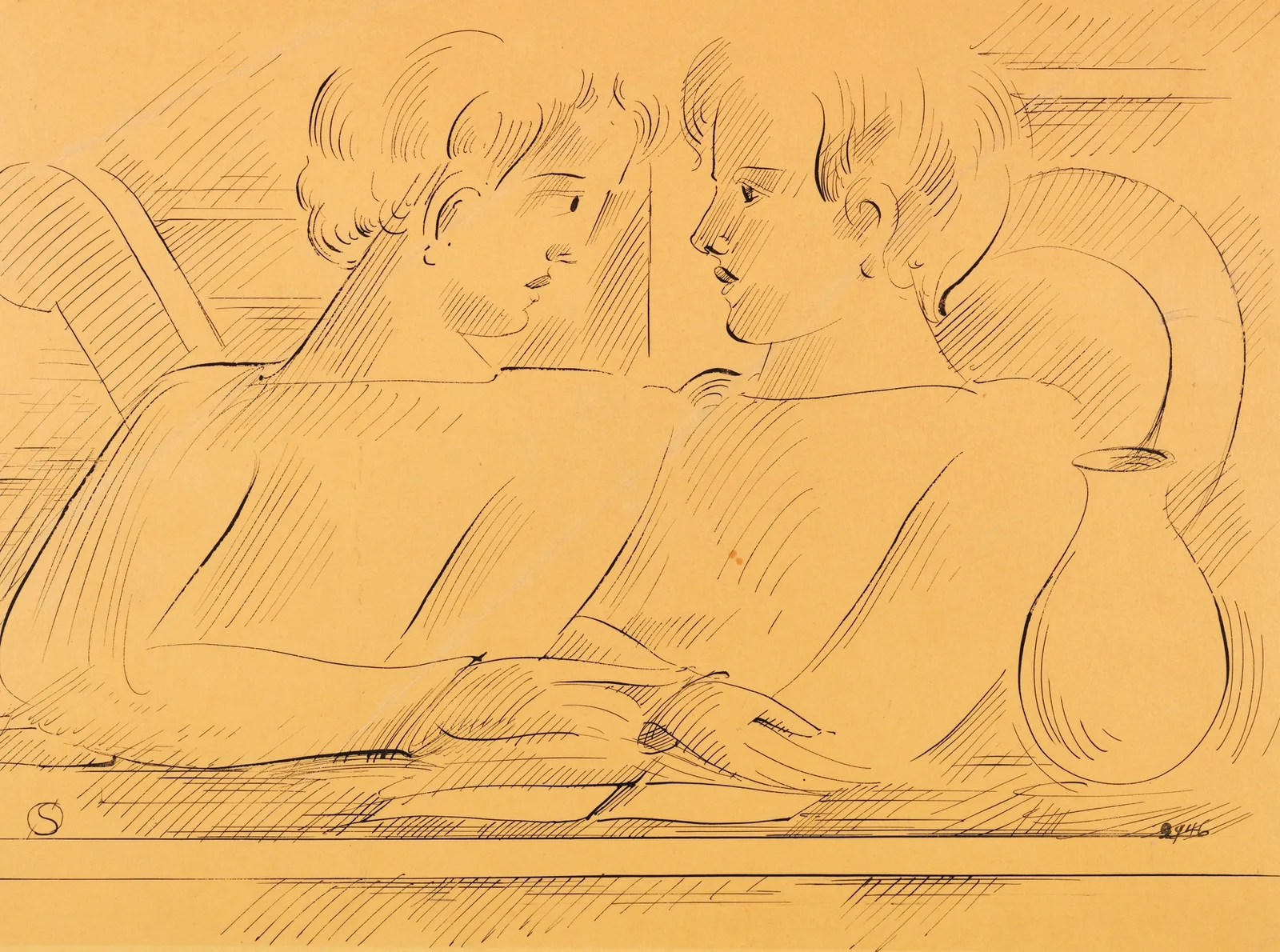 Duo av Oskar Schlemmer