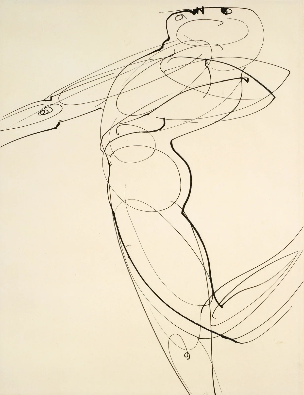 Figure Bending Backwards av Oskar Schlemmer