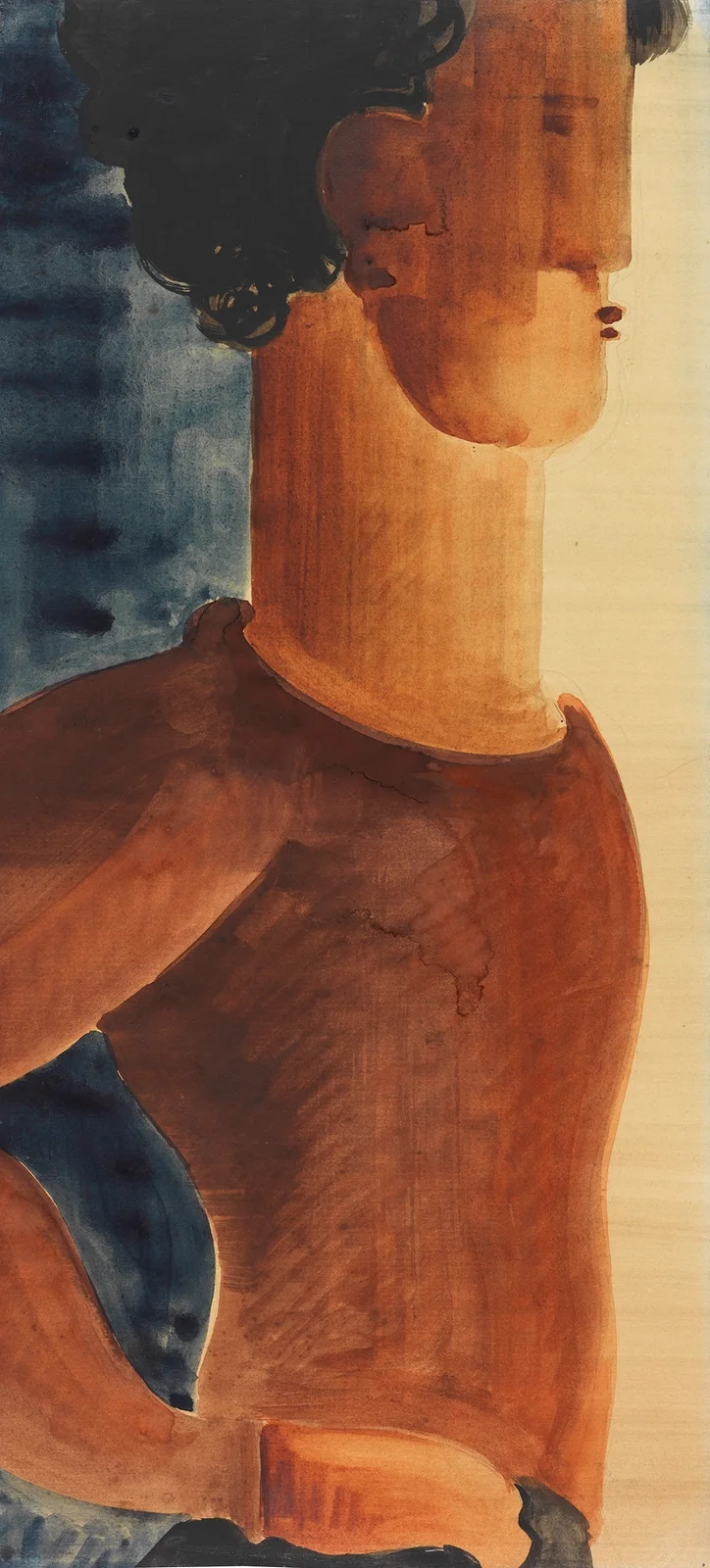 Jünglingsfigur romantisch av Oskar Schlemmer