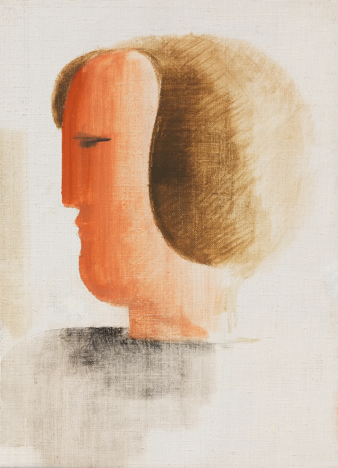 Kopf nach links av Oskar Schlemmer