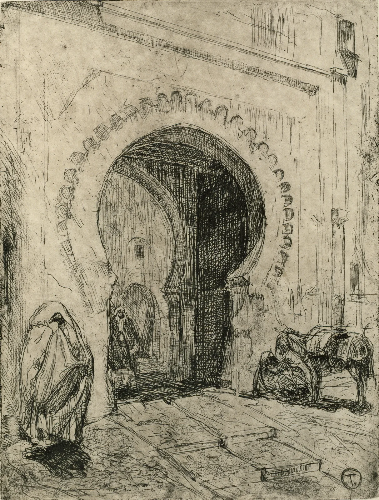Gate in Tangier. av Henry Ossawa Tanner