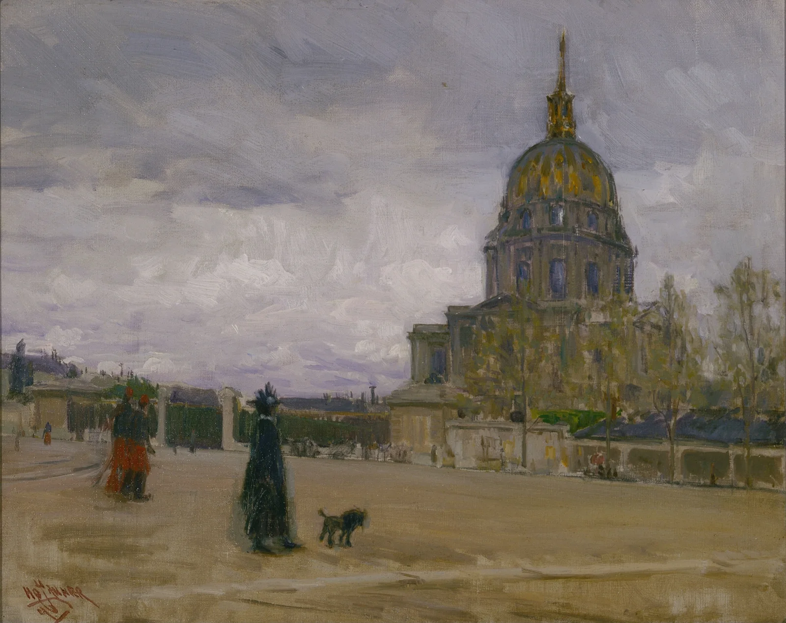 Les Invalides, Paris av Henry Ossawa Tanner