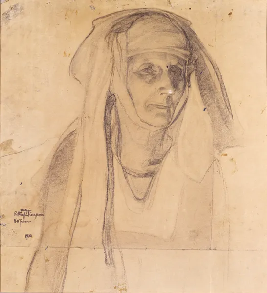Study for Mary, Return from the Crucifixion av Henry Ossawa Tanner
