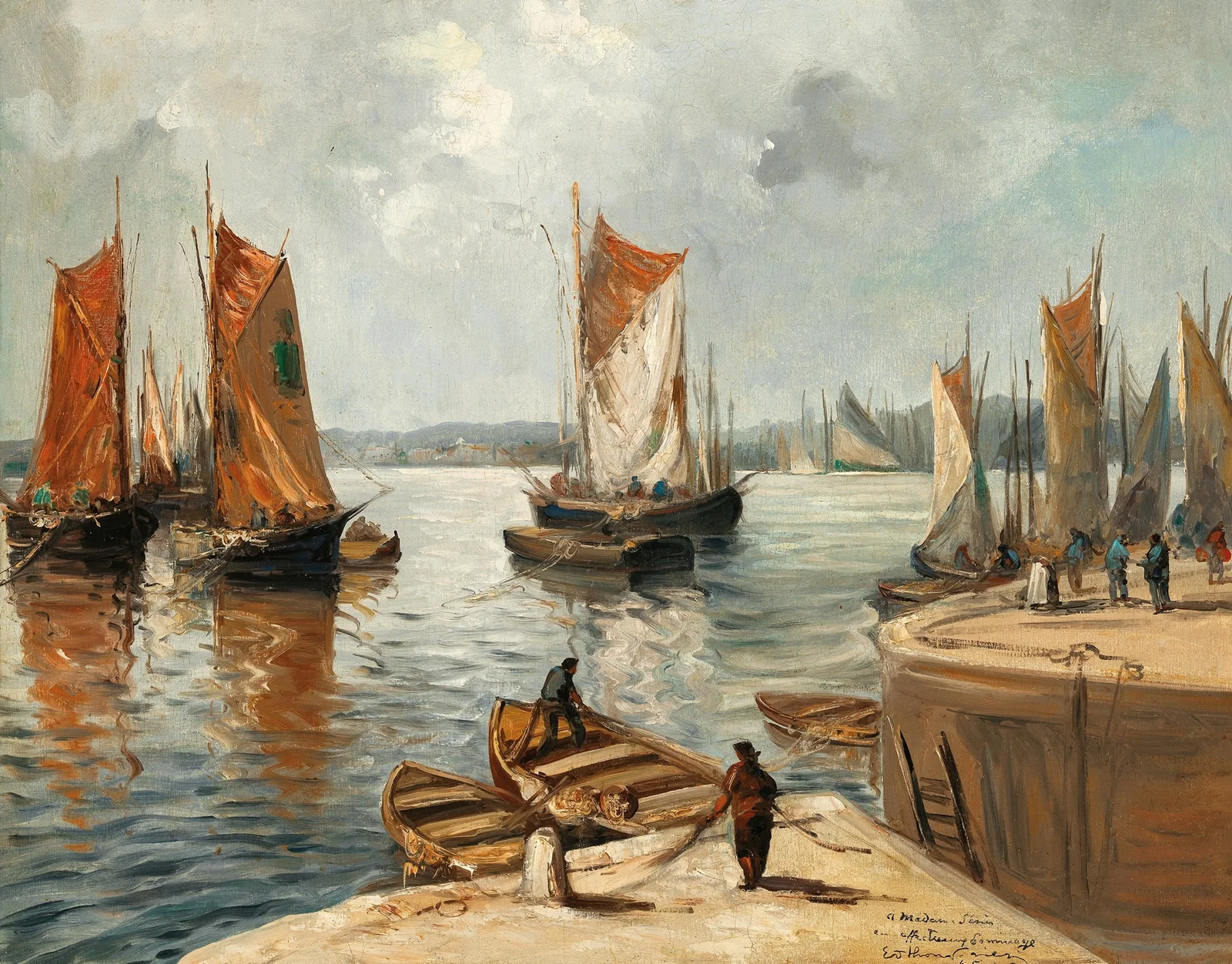 Port normand av Emile Othon Friesz