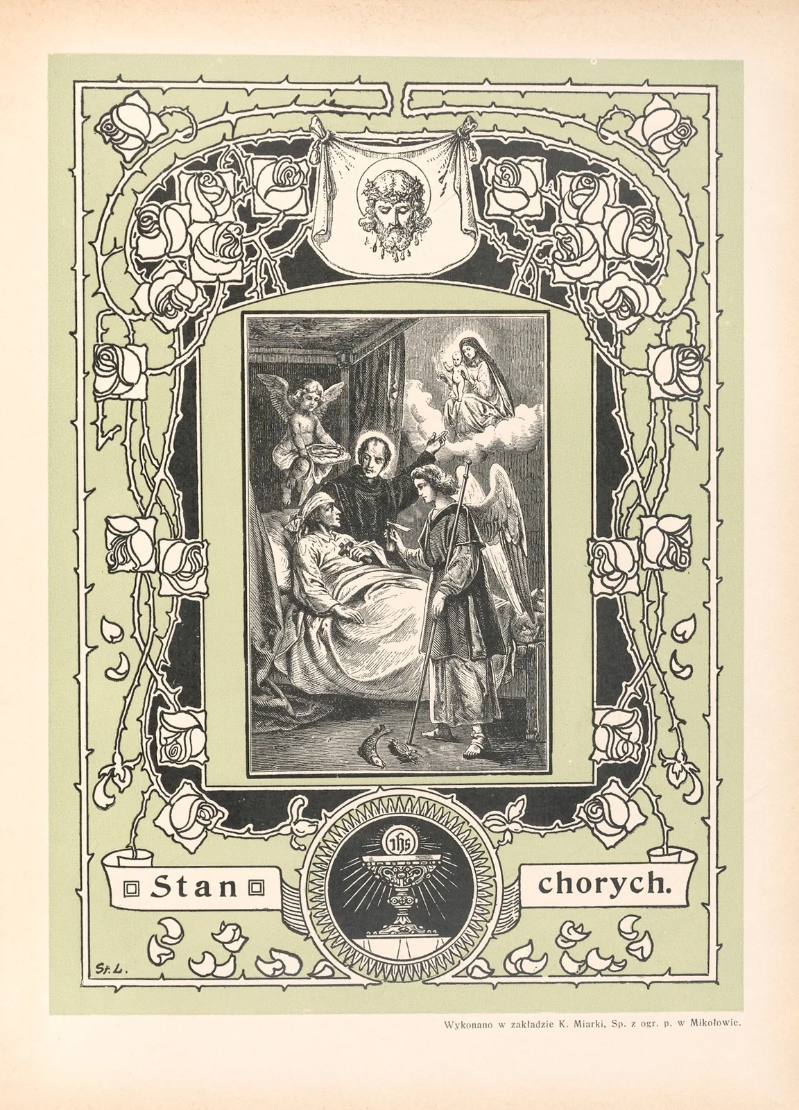 Stan chorych av Otto Bitschnau