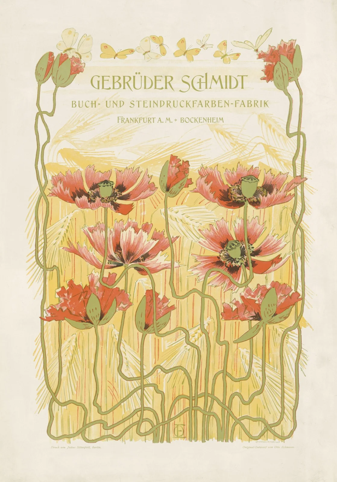 Gebrüder Schmidt, Frankfurt a. M. av Otto Eckmann