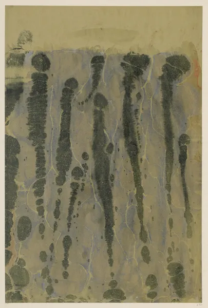 Marmorpapier, 1894 – nr 11 av Otto Eckmann