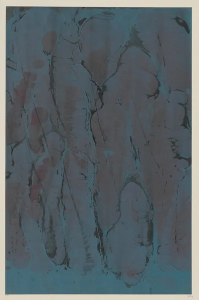 Marmorpapier, 1894 – nr 15 av Otto Eckmann