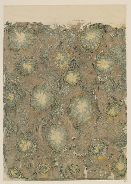 Marmorpapier av Otto Eckmann