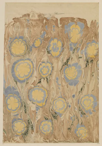 Marmorpapier av Otto Eckmann