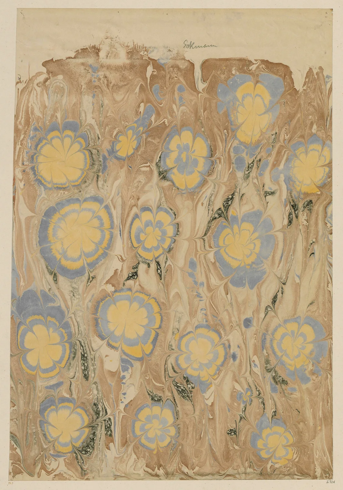 Marmorpapier av Otto Eckmann