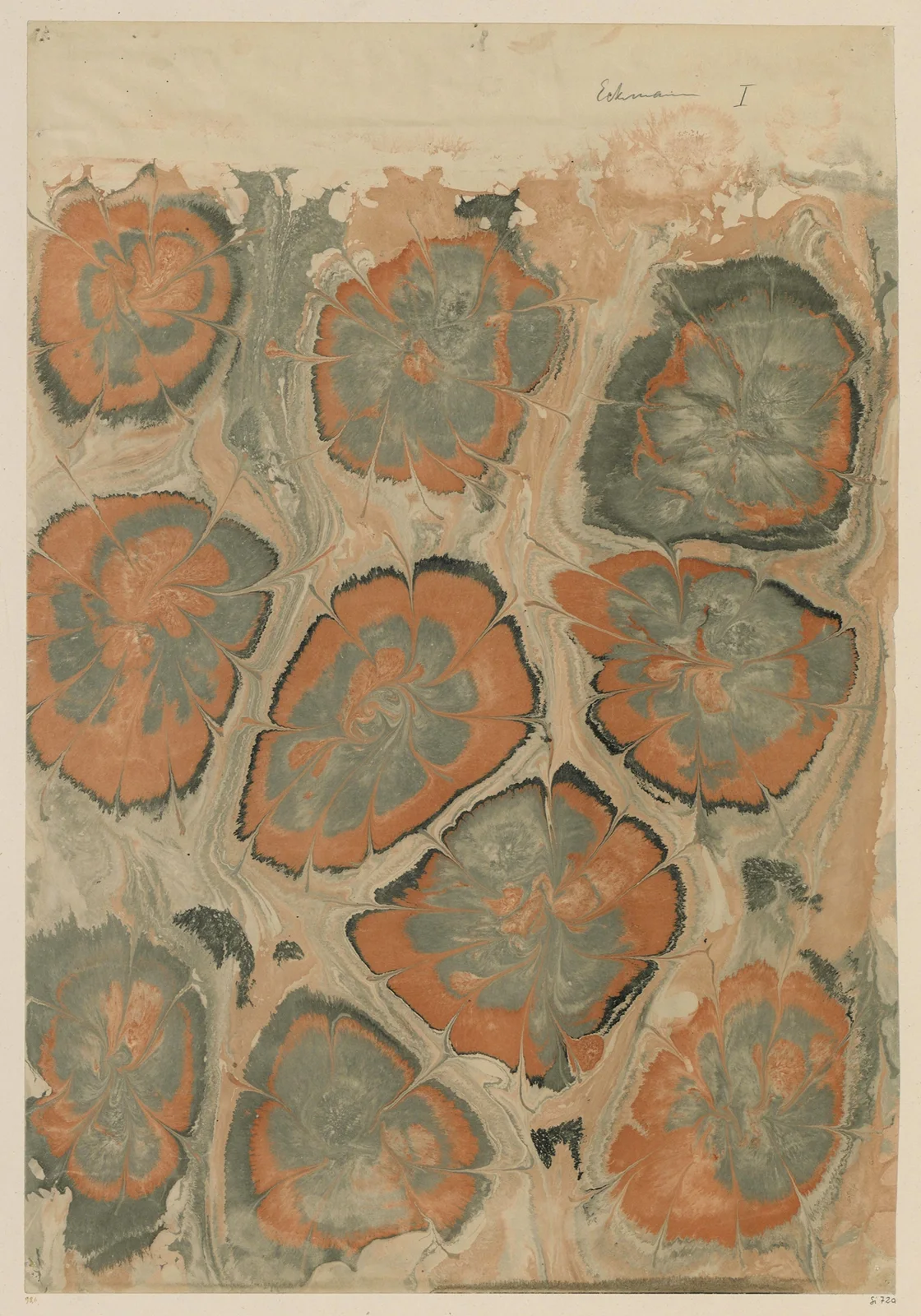Marmorpapier av Otto Eckmann