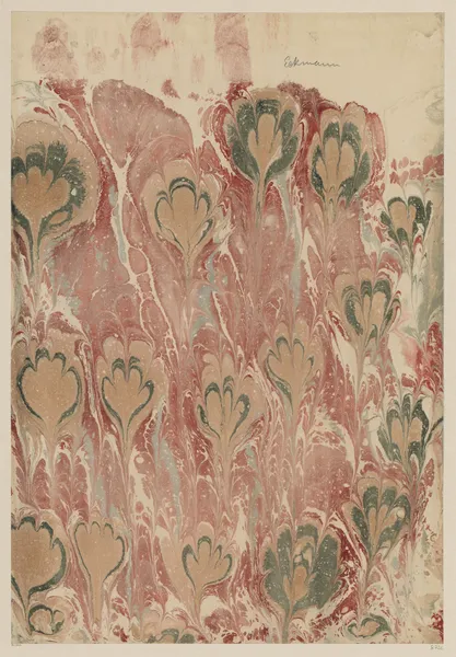 Marmorpapier av Otto Eckmann