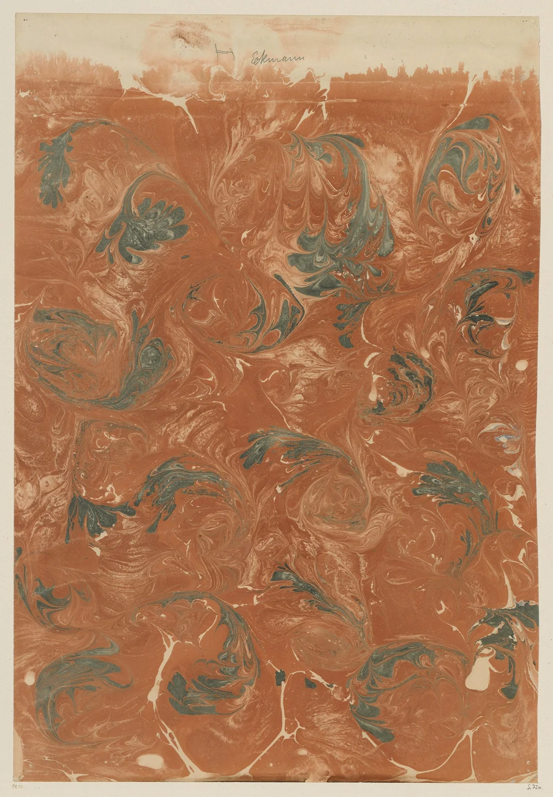 Marmorpapier av Otto Eckmann