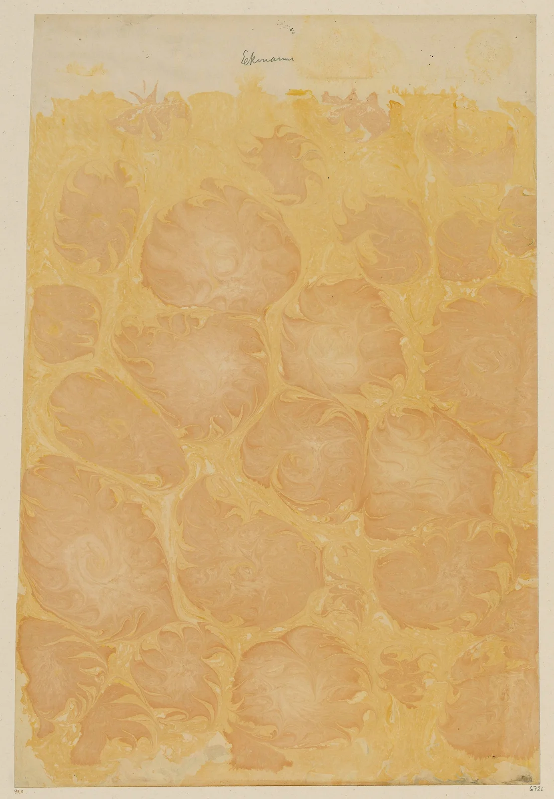 Marmorpapier av Otto Eckmann