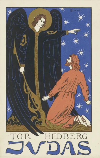 Umschlagtitel zu Tor Hedberg, Judas av Otto Eckmann