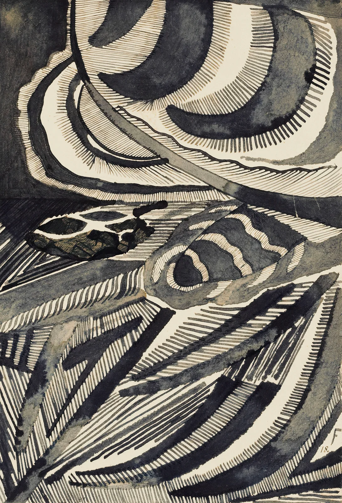 Landschaft av Otto Freundlich
