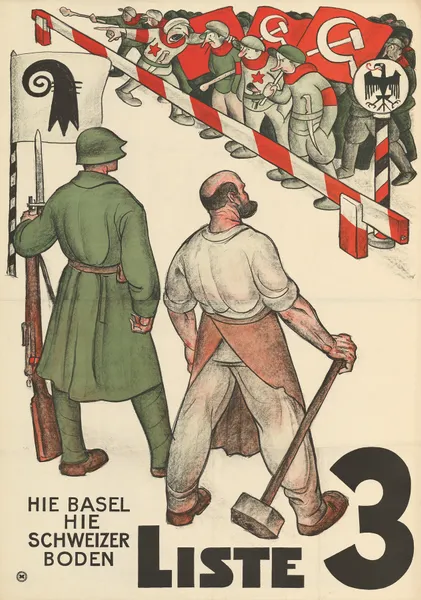 Hie Basel – hie Schweizer Boden – Liste 3 av Otto Plattner
