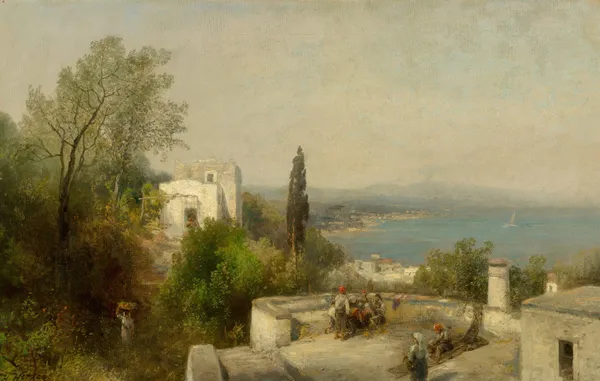 Bay of Naples av Hermann Ottomar Herzog