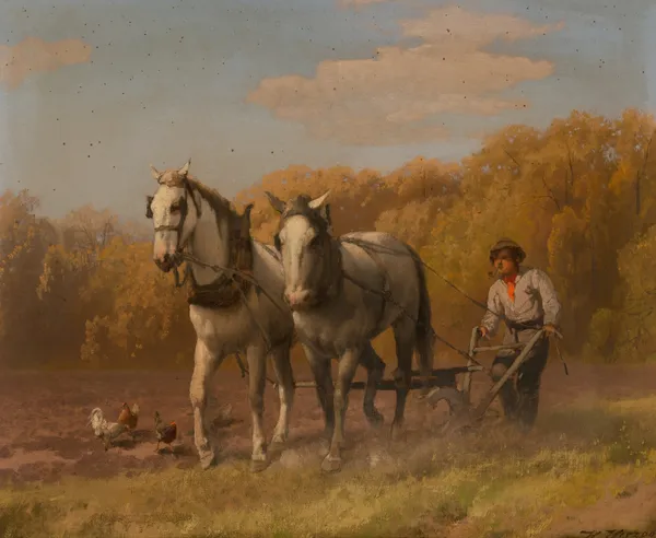 Plowing for the Next Crop av Hermann Ottomar Herzog