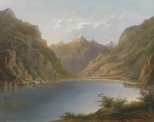 Vierwaldstättersee av Hermann Ottomar Herzog