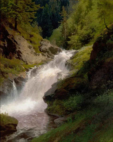 Winona Falls av Hermann Ottomar Herzog
