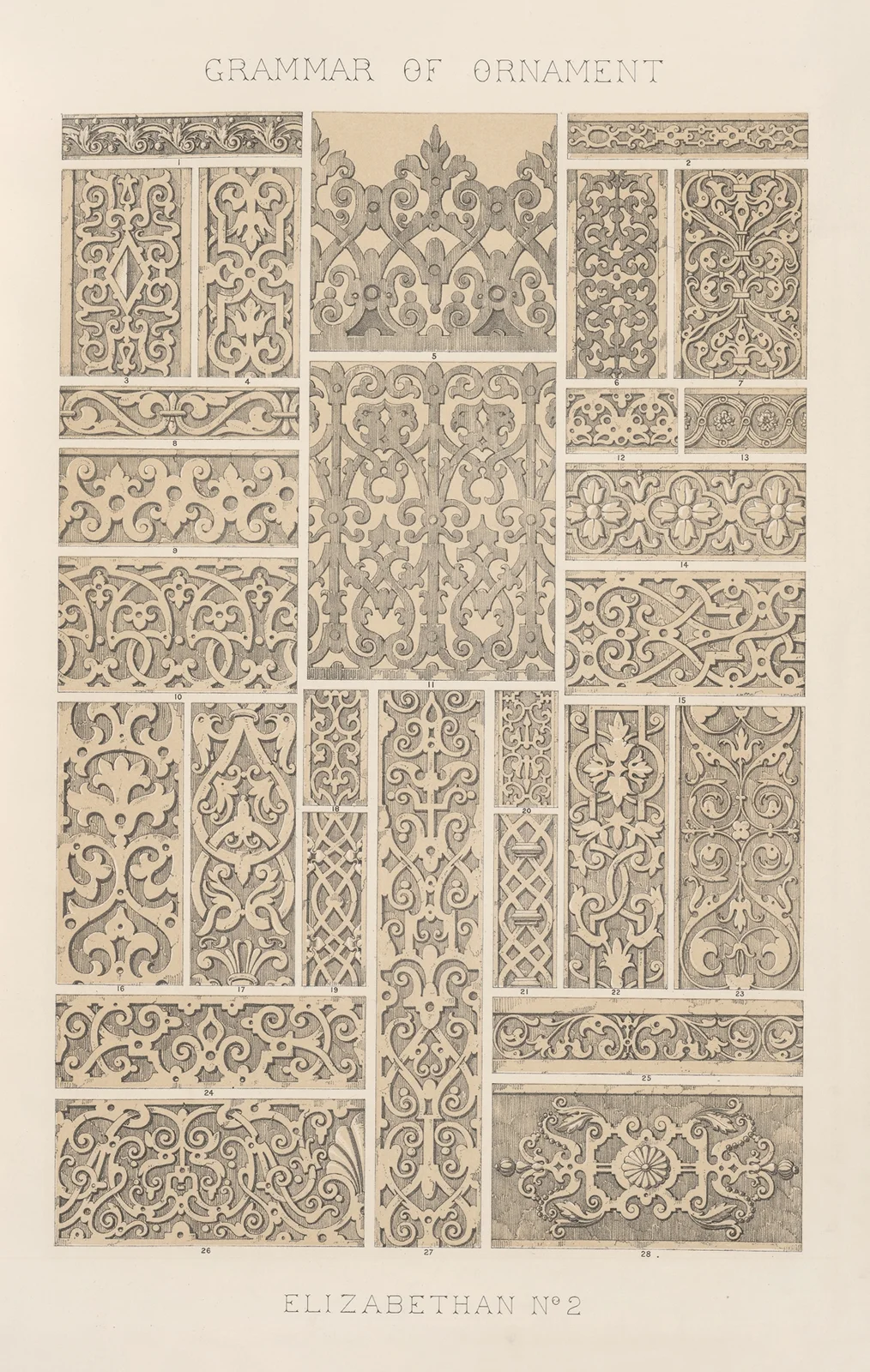Elizabethan No. 2, 1856 av Owen Jones