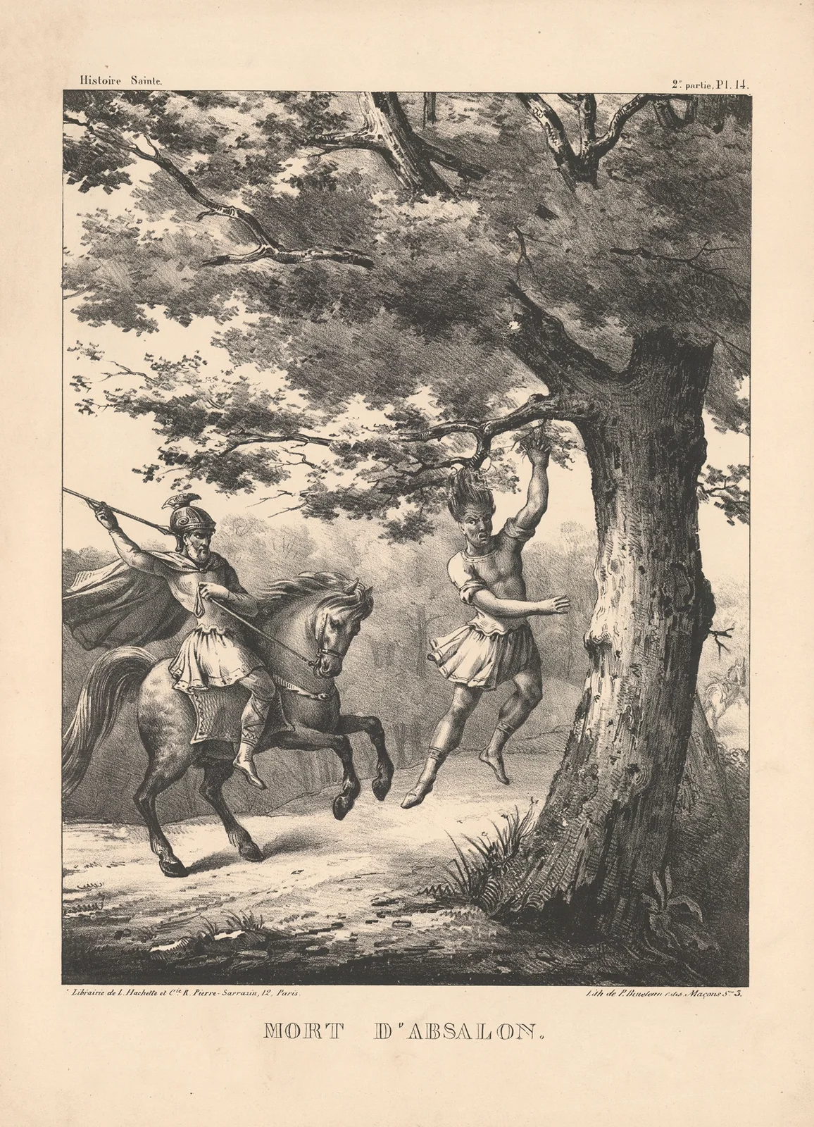 Mort d’Absalon av P. Bineteau