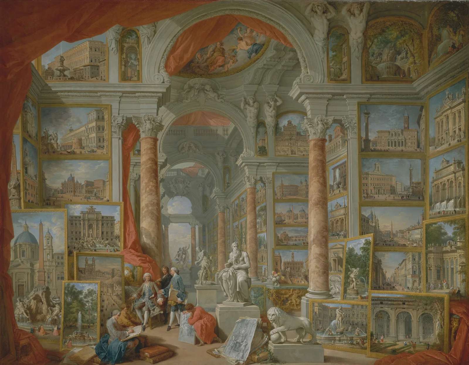 Modern Rome av Giovanni Paolo Panini