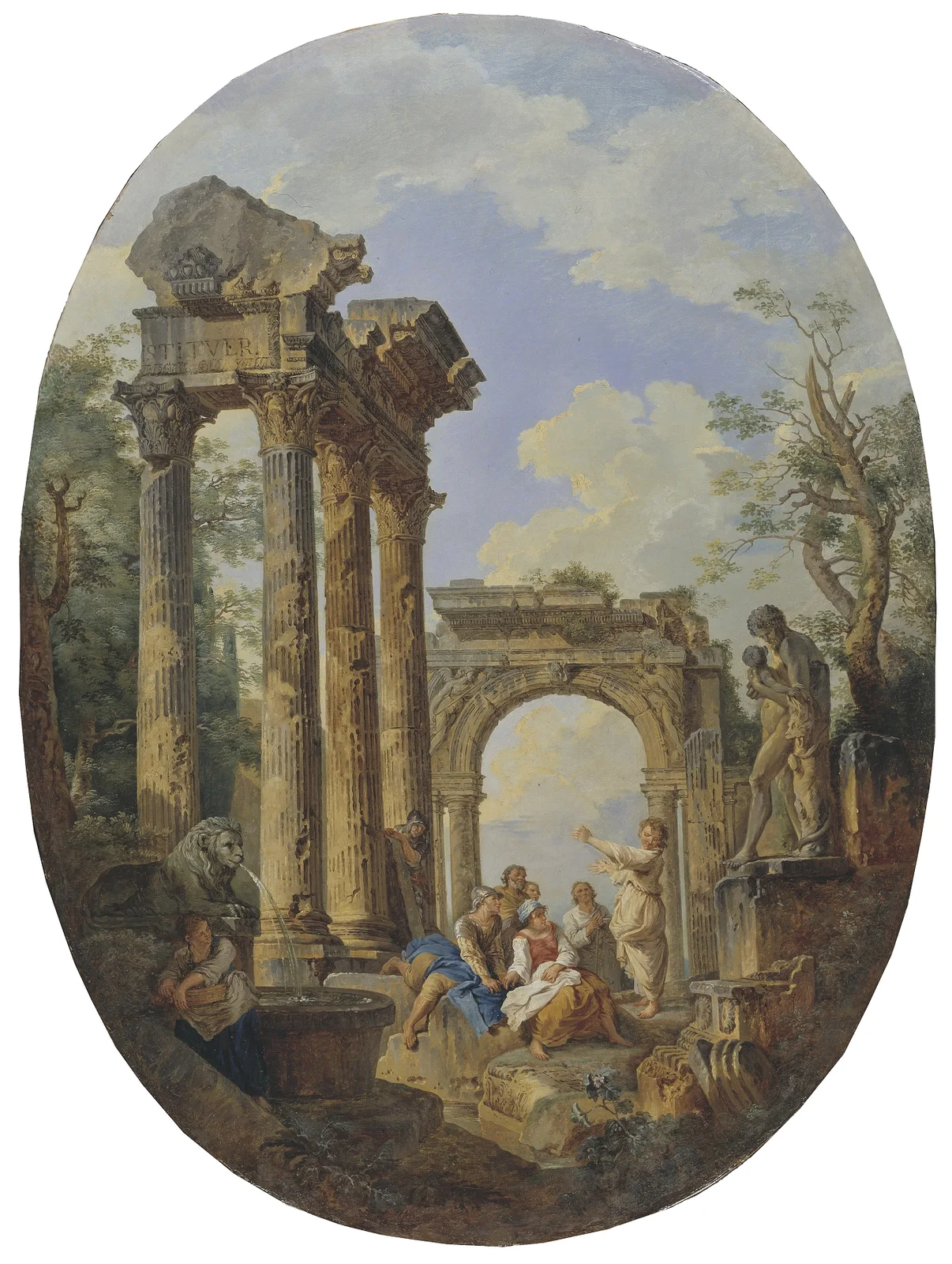 Roman Ruins – nr 2 av Giovanni Paolo Panini