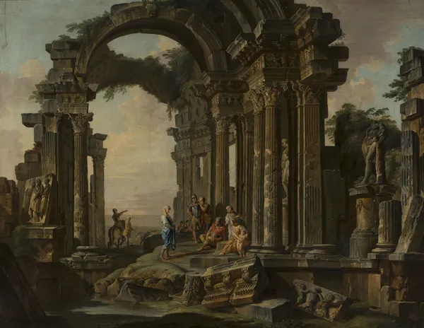 Roman ruins – nr 1 av Giovanni Paolo Panini