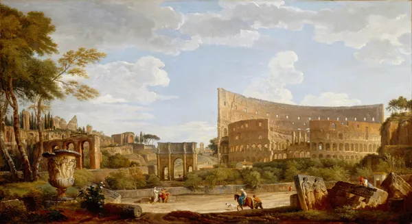 View Of The Colosseum av Giovanni Paolo Panini