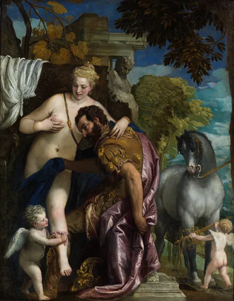 Mars and Venus United By Love av Paolo Veronese