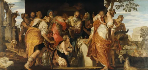 The Anointment Of David av Paolo Veronese
